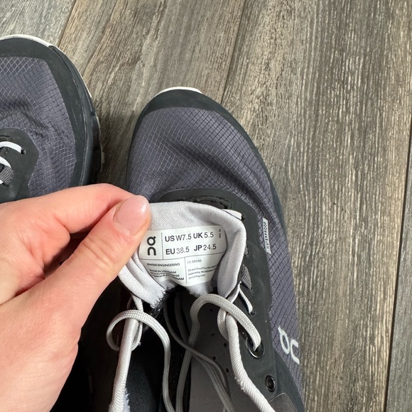 On Running Black and Gray Sneakers - Picture 10 of 13